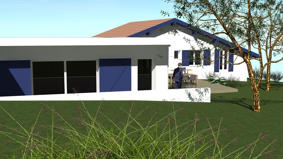 Rénovation extension maison Labenne
